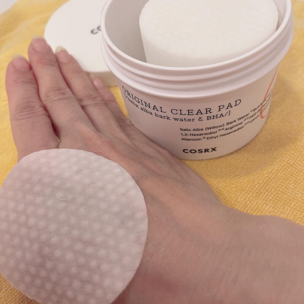 ワンステップオリジナルクリアパッド/COSRX/トナーパッドを使ったクチコミ(3枚目)