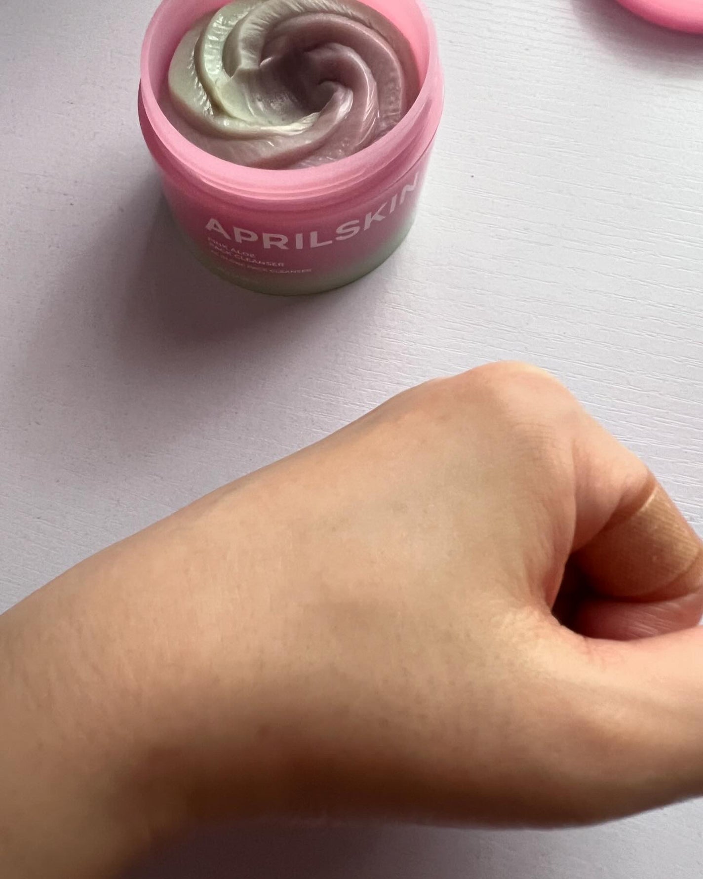 ピンクアロエメレンゲクレンザー/APRILSKIN/その他洗顔料を使ったクチコミ(7枚目)