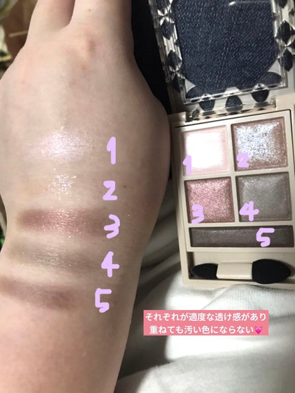 パノラマデザイン アイパレット/Visée/アイシャドウパレットを使ったクチコミ(3枚目)