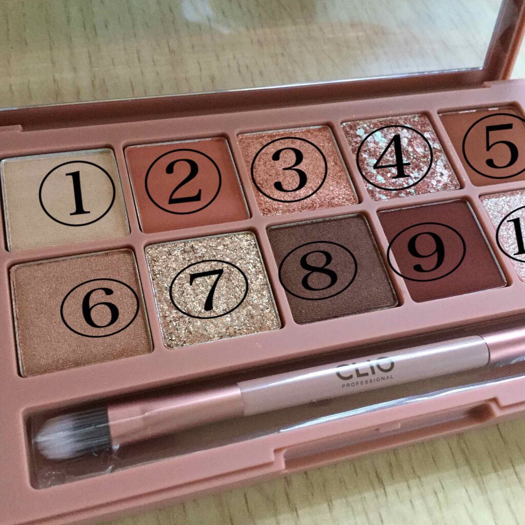 プロ アイ パレット/CLIO/アイシャドウパレットを使ったクチコミ（2枚目）
