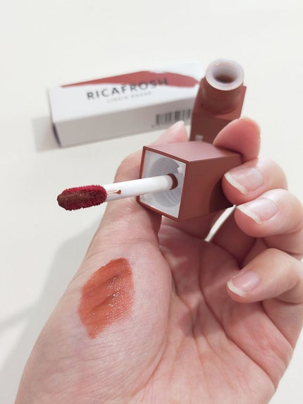 ジューシーリブティント/RICAFROSH/リップティントを使ったクチコミ(2枚目)