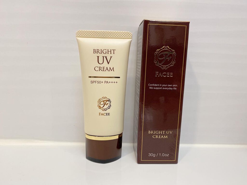 ブライトUVクリーム/Facee/日焼け止めクリームを使ったクチコミ(1枚目)