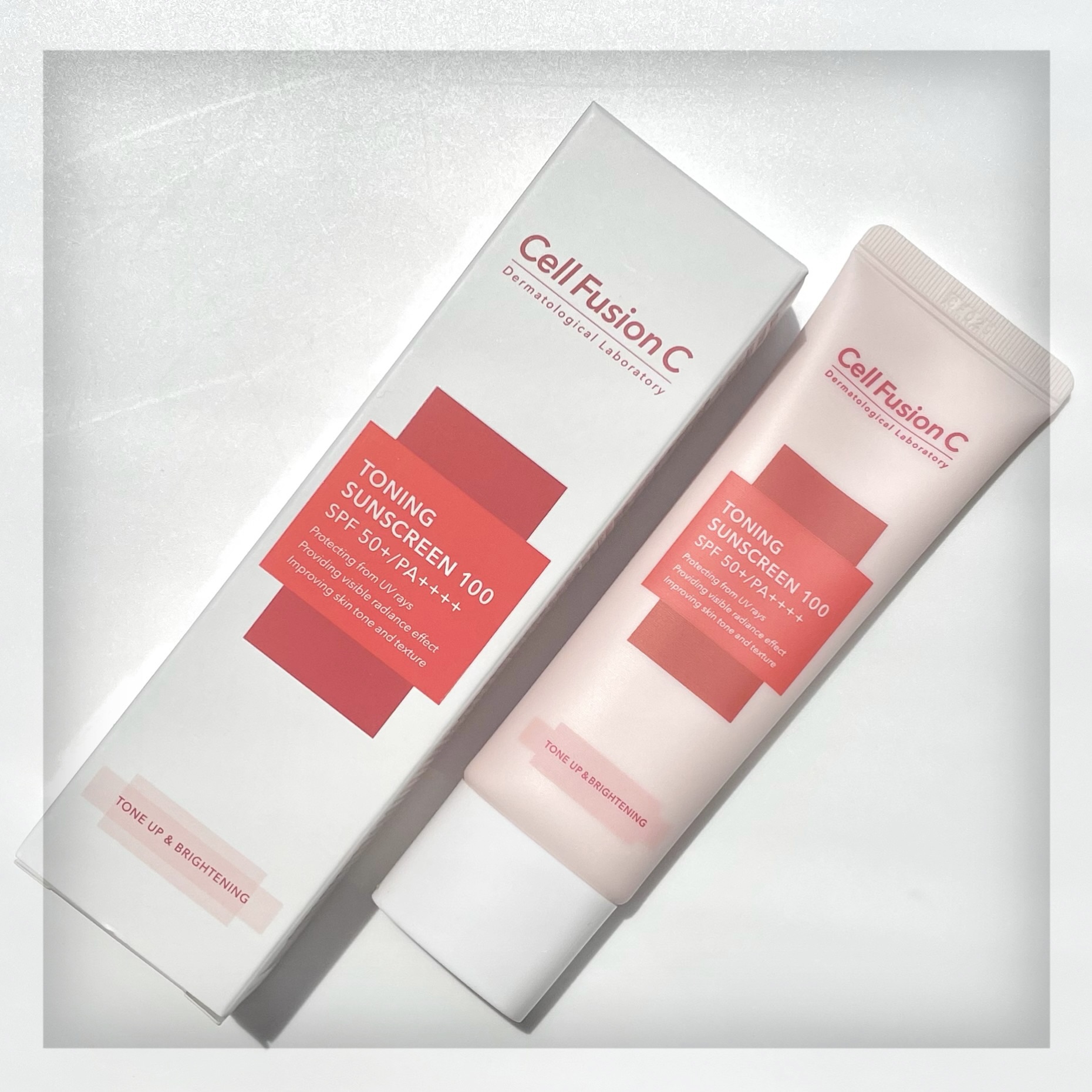 トーニングサンクッション/Cell Fusion C(セルフュージョンシー)/日焼け止めローションを使ったクチコミ（2枚目）