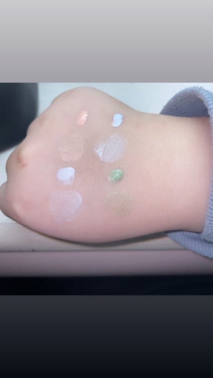 U R GLAM UGT パールリッチ コントロールカラーベースのクチコミ「02cクリアブルーが1番使いやすい!
02cクリアブルーと03cノーブルライラックは激似
✼•.....」(2枚目)