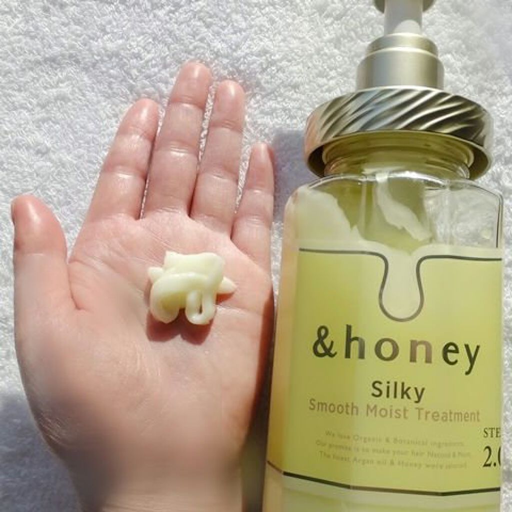 シルキー スムースモイスチャー シャンプー 1.0/ヘアトリートメント 2.0/&honey/市販シャンプーを使ったクチコミ(5枚目)