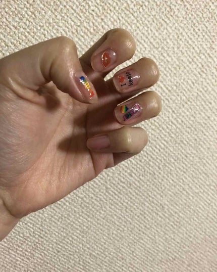激盛れ爪クラブ/DAISO/ネイルチップ・パーツを使ったクチコミ(2枚目)