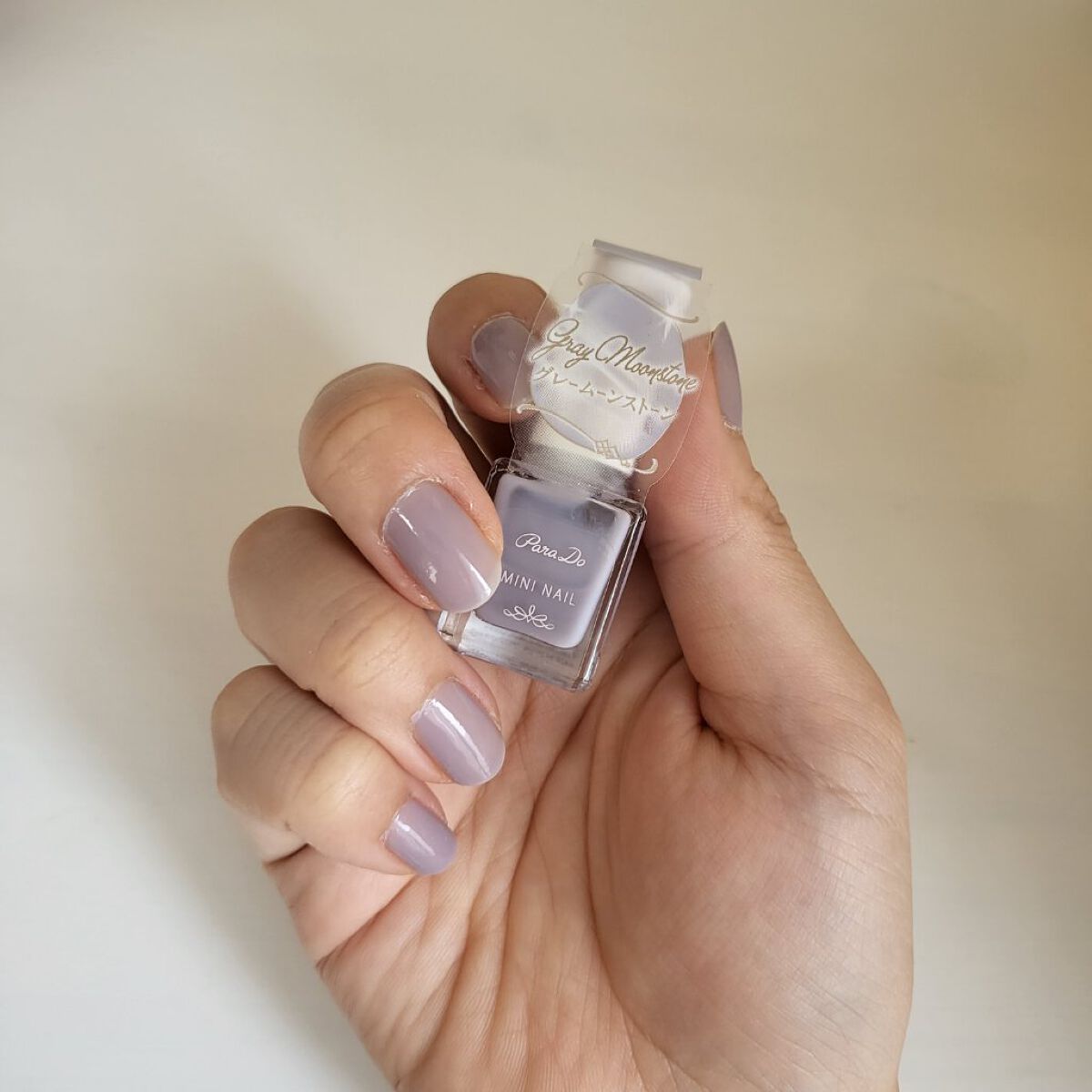 ミニネイル GY05 グレームーンストーン/パラドゥ/マニキュアを使ったクチコミ（2枚目）