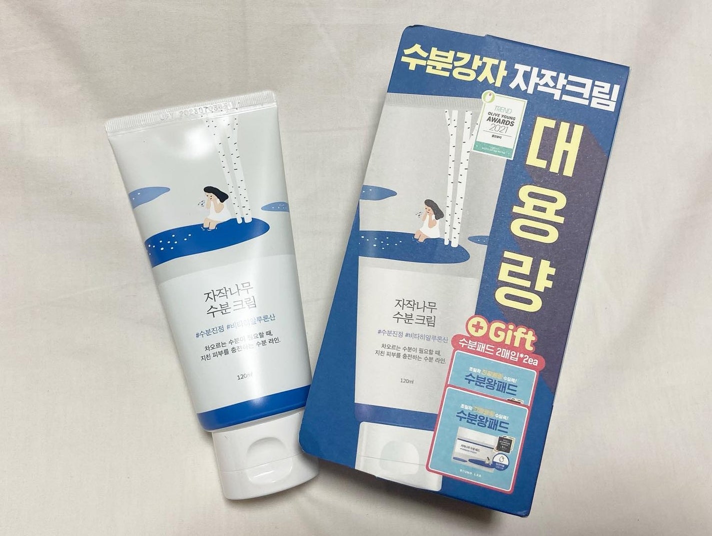 白樺水分クリーム/ROUND LAB/フェイスクリームを使ったクチコミ(1枚目)