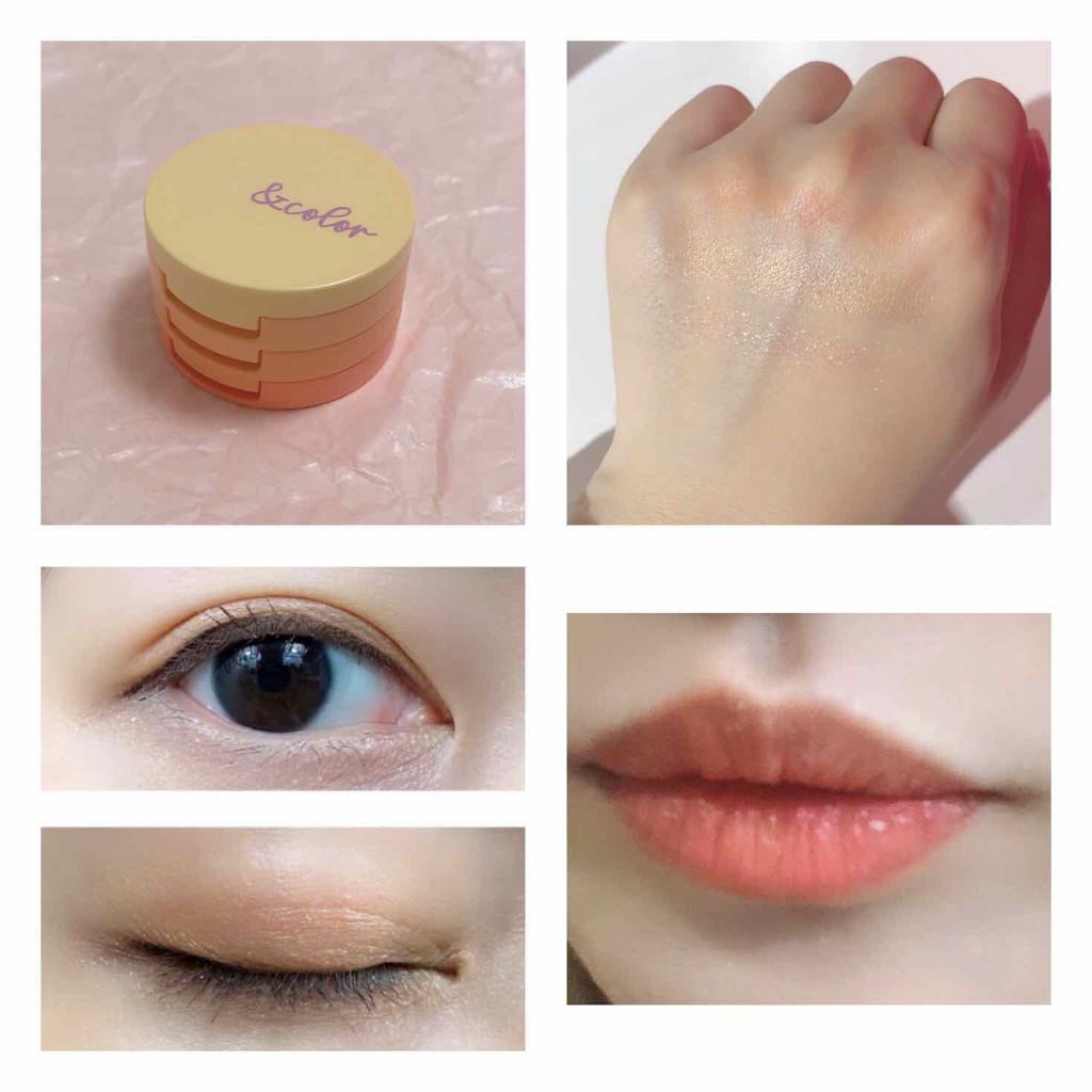 3inコンパクト リップ&アイズ/アンドカラー/単色アイシャドウを使ったクチコミ(4枚目)