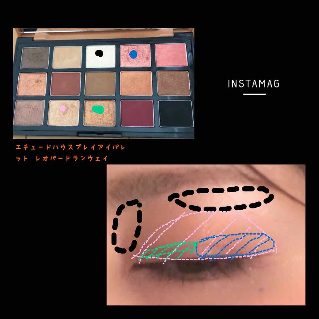 プレイカラーアイパレット レオパードランウェイ/ETUDE/アイシャドウパレットを使ったクチコミ（1枚目）