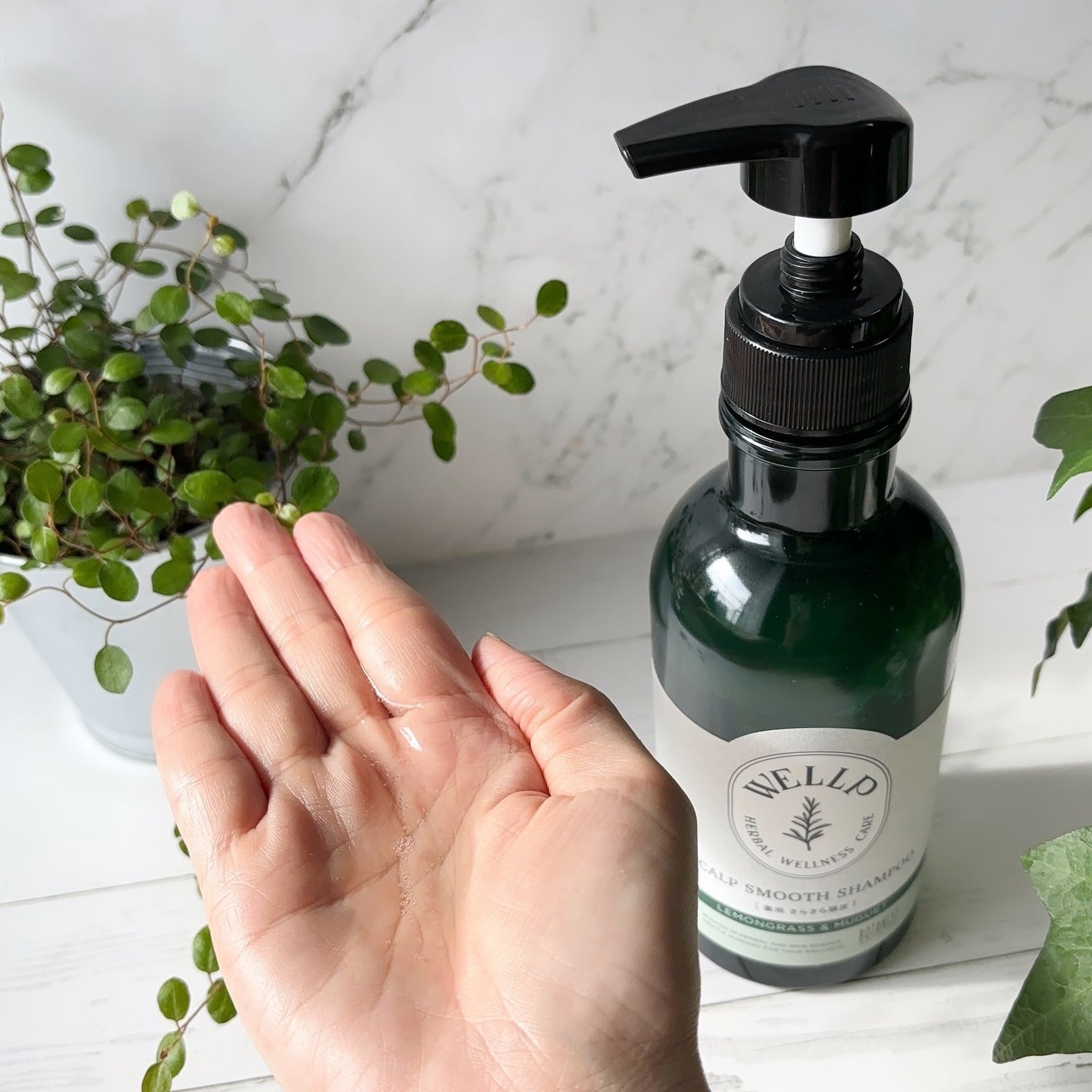 薬用スカルプケアシャンプー/トリートメント スムース/WELLP/市販シャンプーを使ったクチコミ(4枚目)