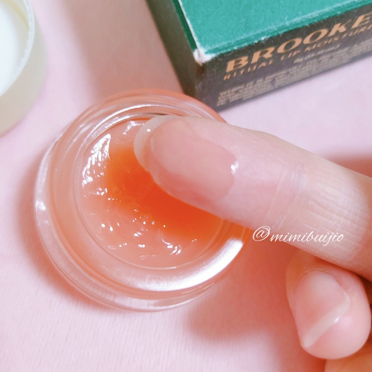 リチュアルリップモイスチャーバーム/BROOKESIA/フェイスバームを使ったクチコミ(3枚目)