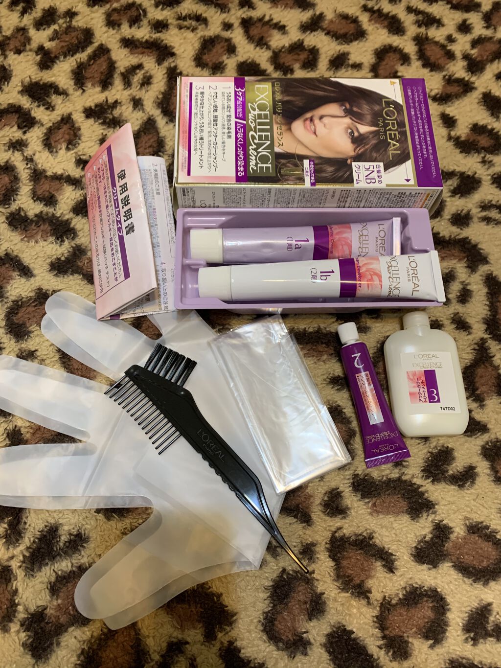 エクセランス R クリームタイプ  5NB 自然な栗色/ロレアル パリ/ヘアカラーを使ったクチコミ（2枚目）