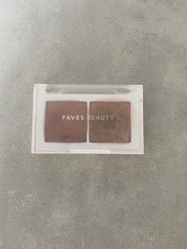 マイカラー デュオシャドウ/FAVES BEAUTY/アイシャドウパレットを使ったクチコミ（1枚目）