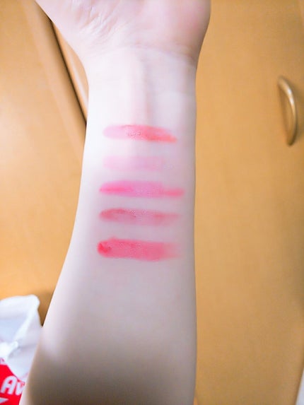 ディアダーリン ウォータージェルティント (アイスティント)/ETUDE/口紅を使ったクチコミ(4枚目)