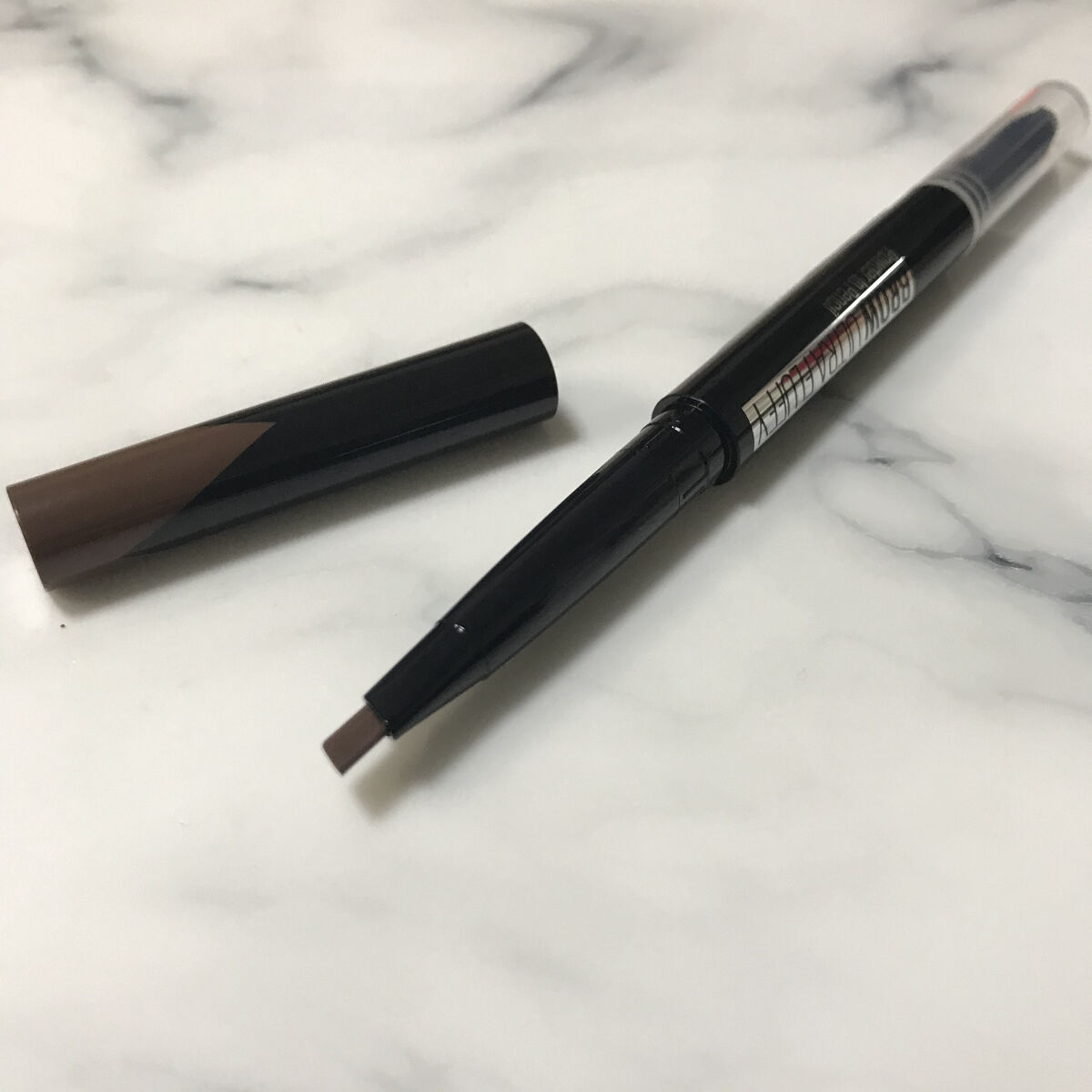 ファッションブロウ パウダーインペンシル N BK-1 自然な黒/MAYBELLINE NEW YORK/アイブロウペンシルを使ったクチコミ（3枚目）