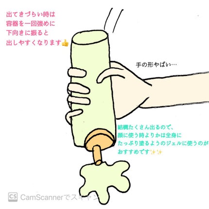 マイルド&モイスチャーアロエジェル/ネイチャーリパブリック/ボディローションを使ったクチコミ(4枚目)