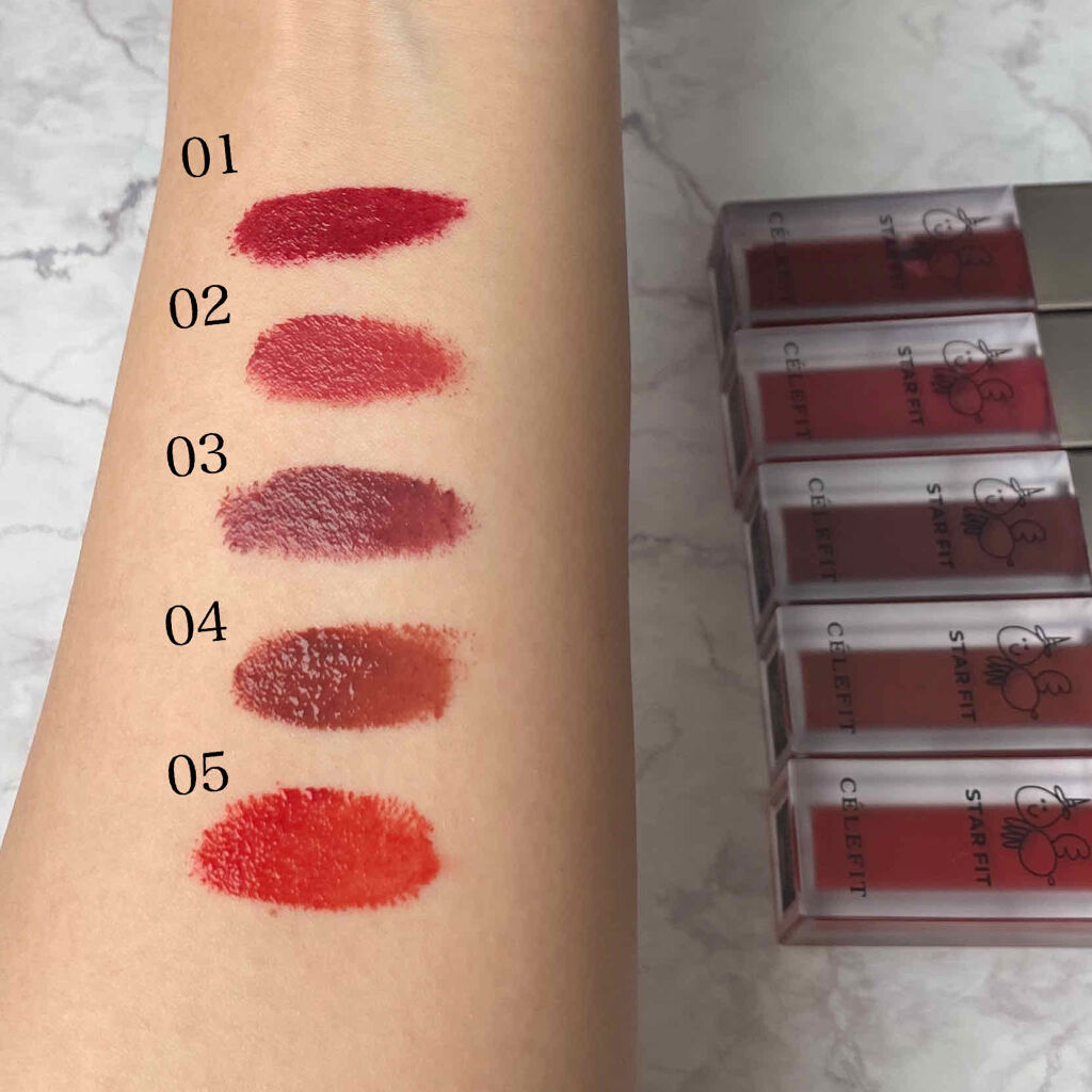 スターフィットリップティント/CELEFIT/リップティントを使ったクチコミ（2枚目）