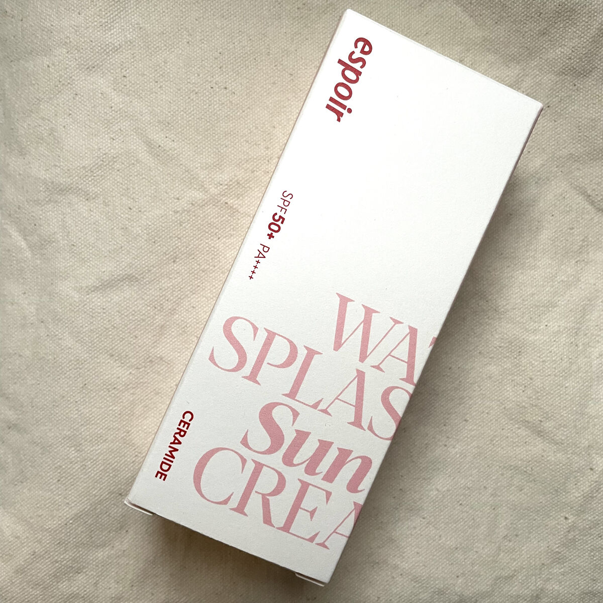 ウォータースプラッシュサンクリーム セラミド/espoir/日焼け止めクリームを使ったクチコミ（2枚目）