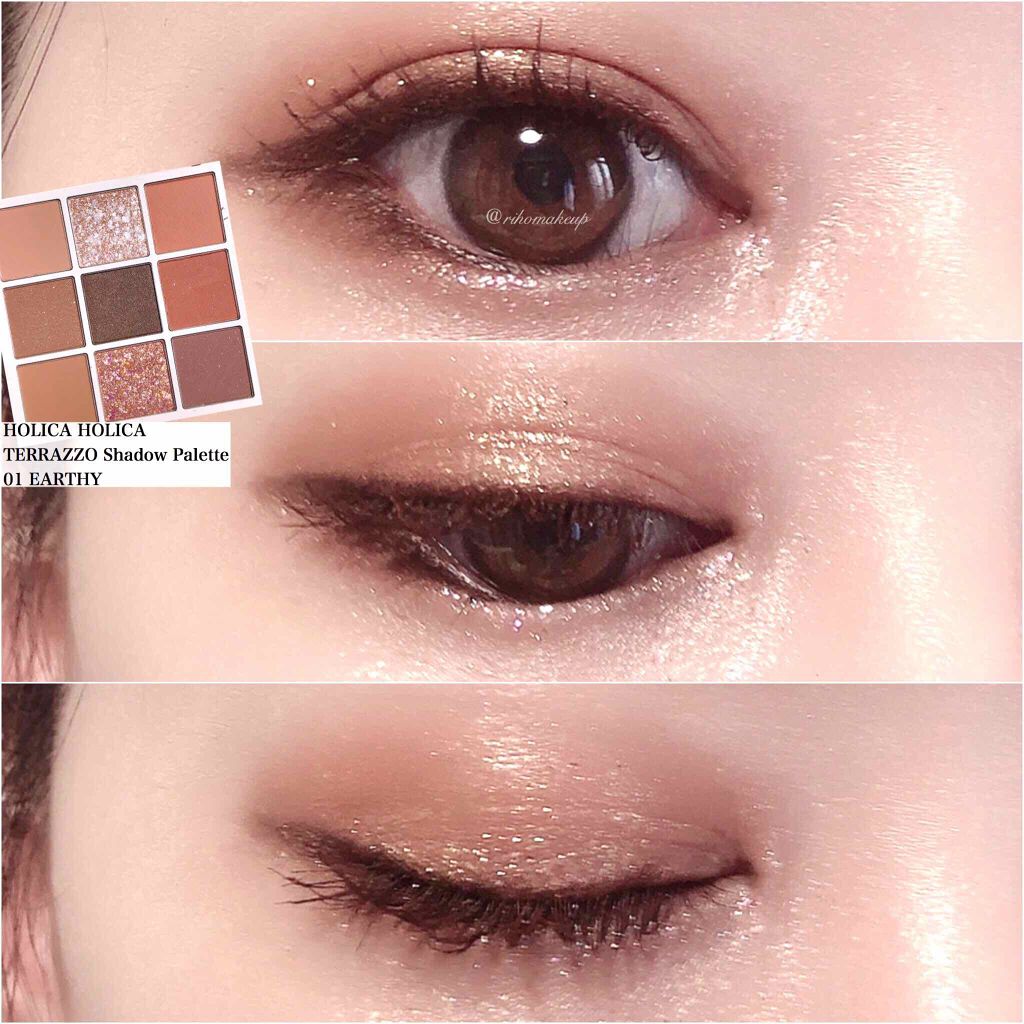 TERRAZZO Shadow palette/HOLIKA HOLIKA/アイシャドウパレットを使ったクチコミ（1枚目）