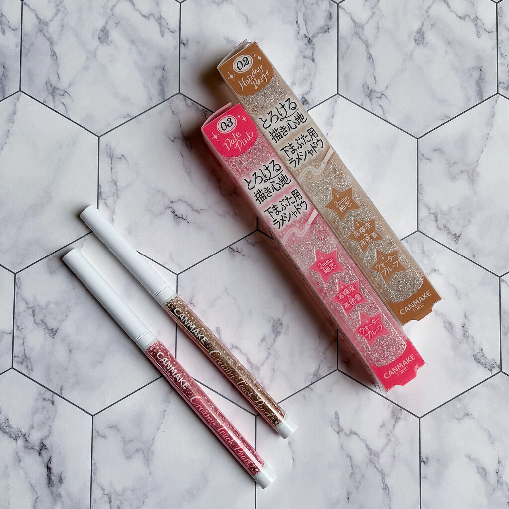 これで簡単！ うるうる涙袋ᵒ̴̶̷̥́~ᵒ̴̶̷̣̥̀ ♡


🐝⋆︎*ﾟ∗🍯


🪄キャンメイク クリーミータッチパール
      02:ホリデーベージュ
      03:デートピンク
      ¥715 (税込)



販