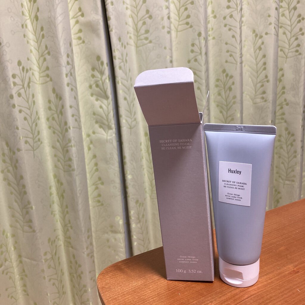 クレンジングフォーム； ディープクリーン、ディープモイスト/Huxley/洗顔フォームを使ったクチコミ（1枚目）