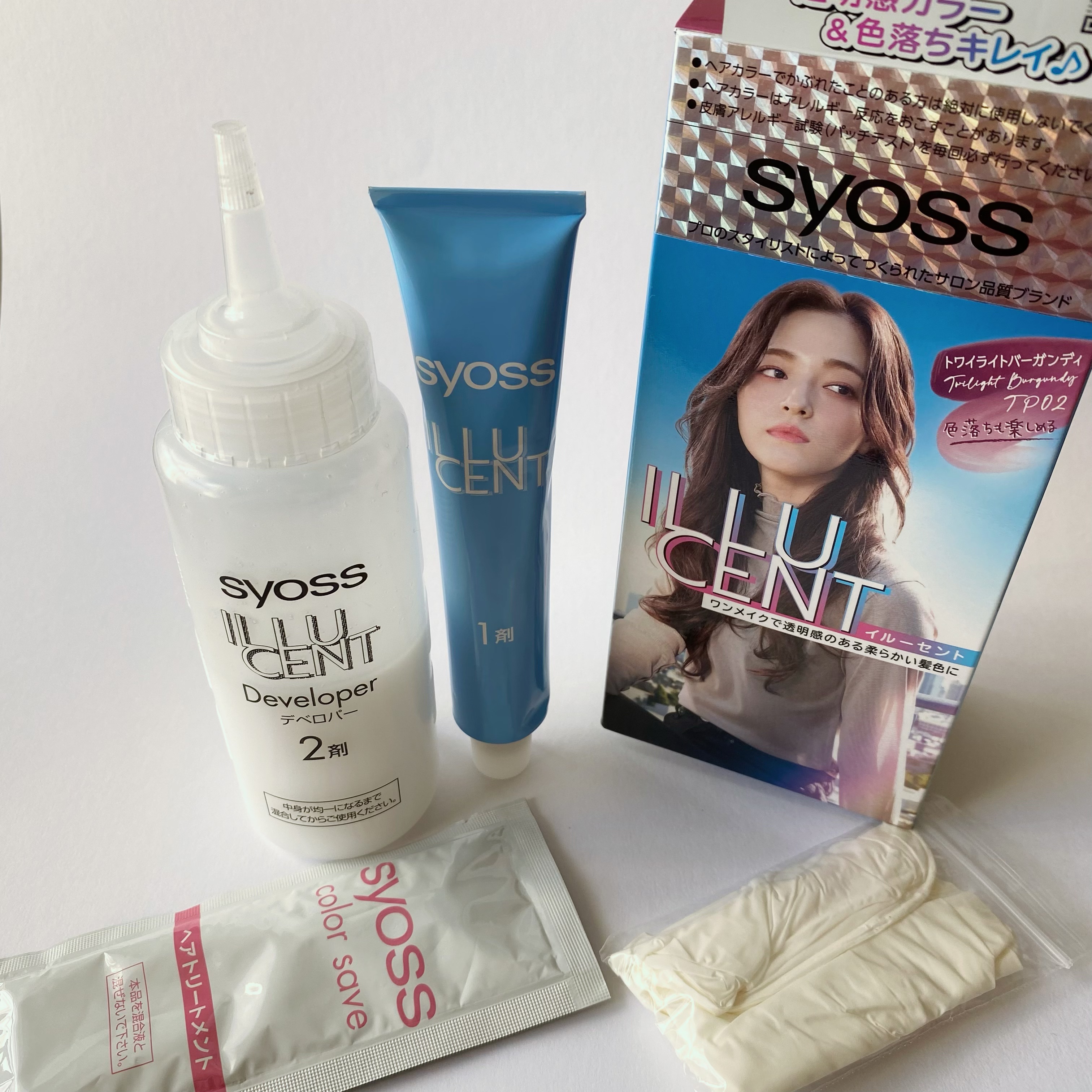 イルーセント ミルキーヘアカラー/サイオス/ヘアカラーを使ったクチコミ（3枚目）