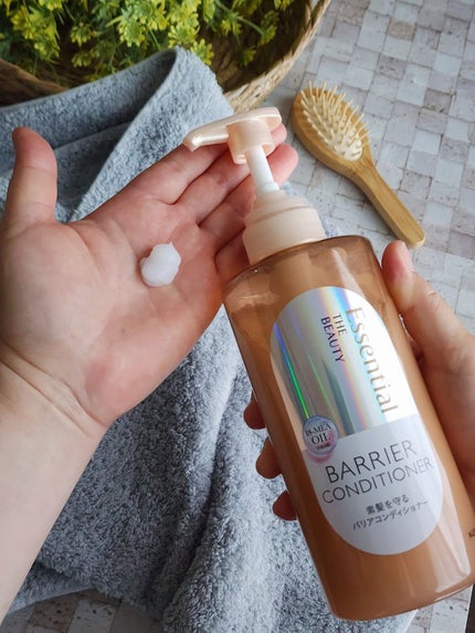 ザビューティ 髪のキメ美容素髪を守る バリアシャンプー/コンディショナー/エッセンシャル/シャンプー・コンディショナーを使ったクチコミ(3枚目)