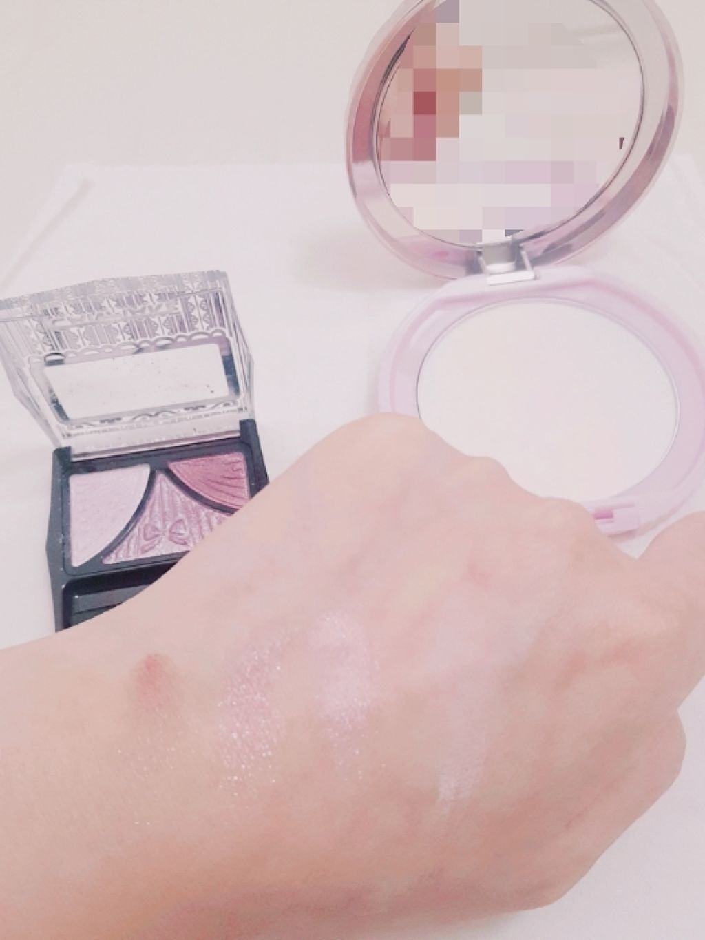 トランスペアレントフィニッシュパウダー/キャンメイク/プレストパウダーを使ったクチコミ（3枚目）