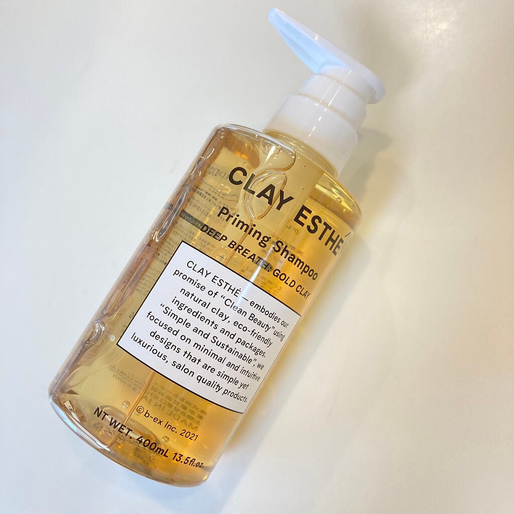 プライミングシャンプー/フォーティファイングヘアマスク ゴールドクレイ/クレイエステ/サロンシャンプーを使ったクチコミ(2枚目)