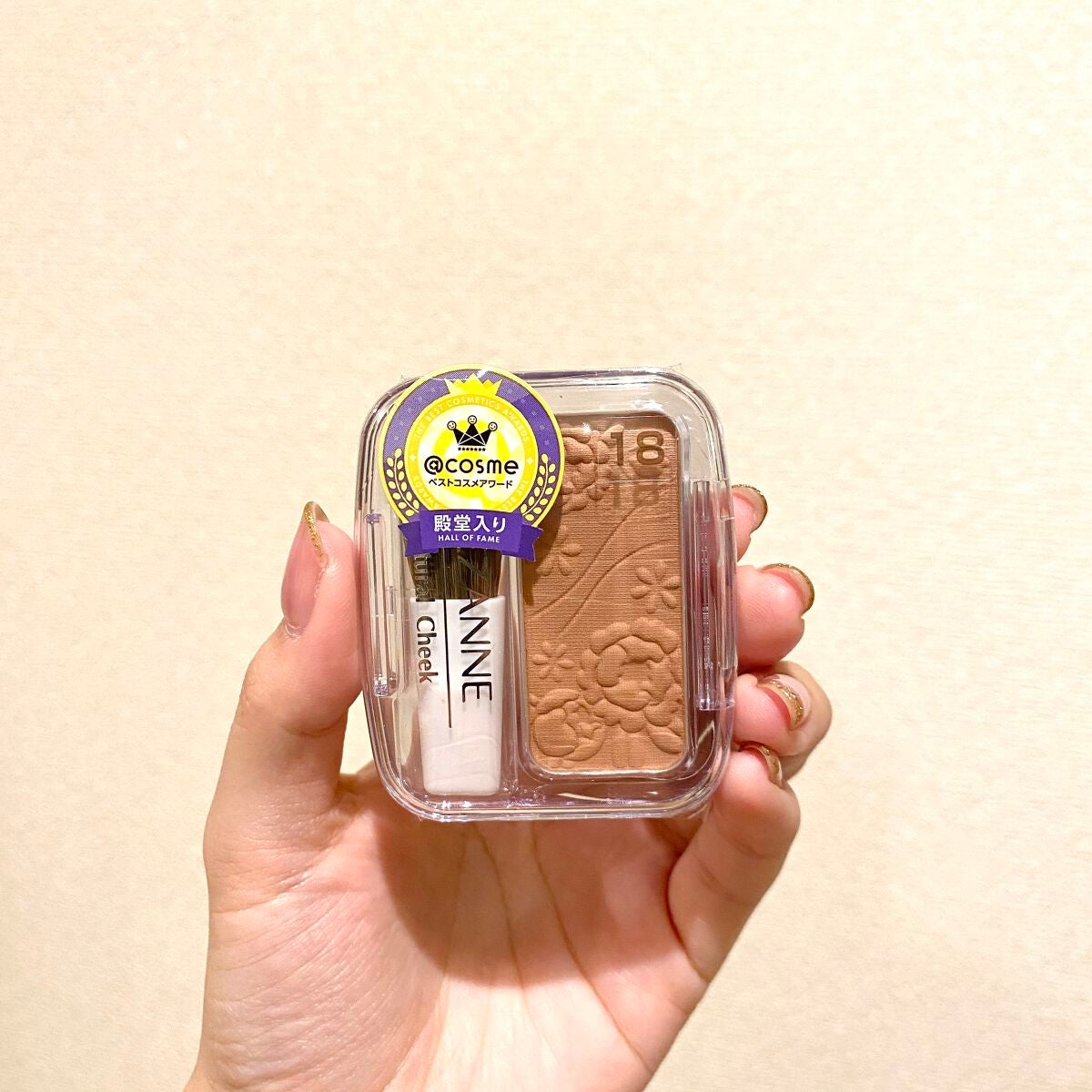 ナチュラル チークN/CEZANNE/パウダーチークを使ったクチコミ(1枚目)