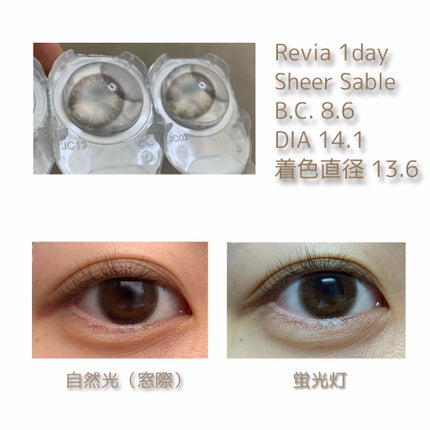 ReVIA 1day/ReVIA/ワンデー(1DAY)カラコンを使ったクチコミ(5枚目)