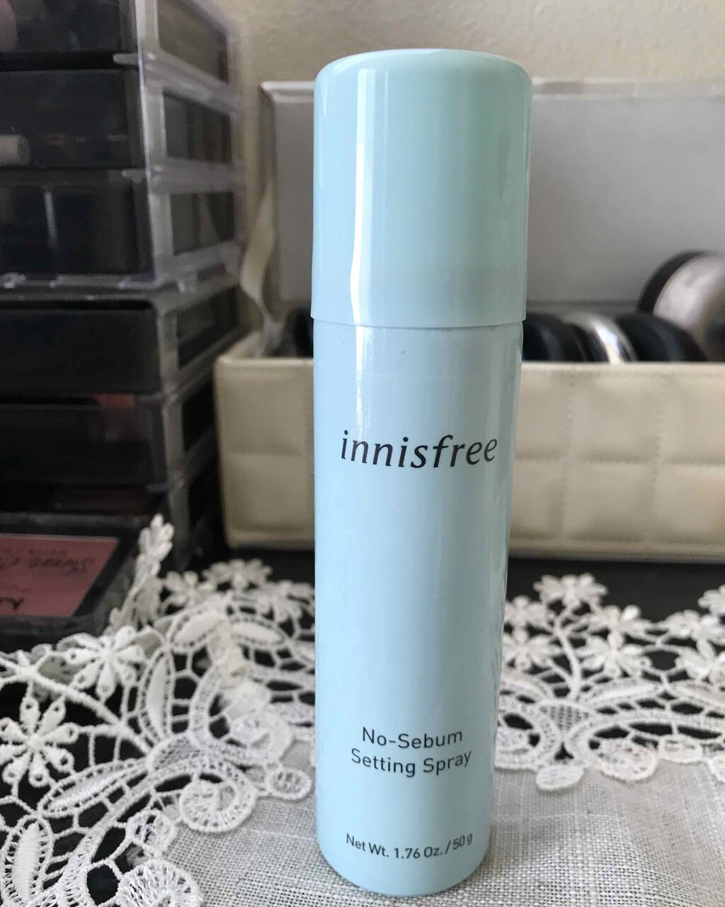 ノーセバム セッティングスプレー/innisfree/ミスト状化粧水を使ったクチコミ(1枚目)
