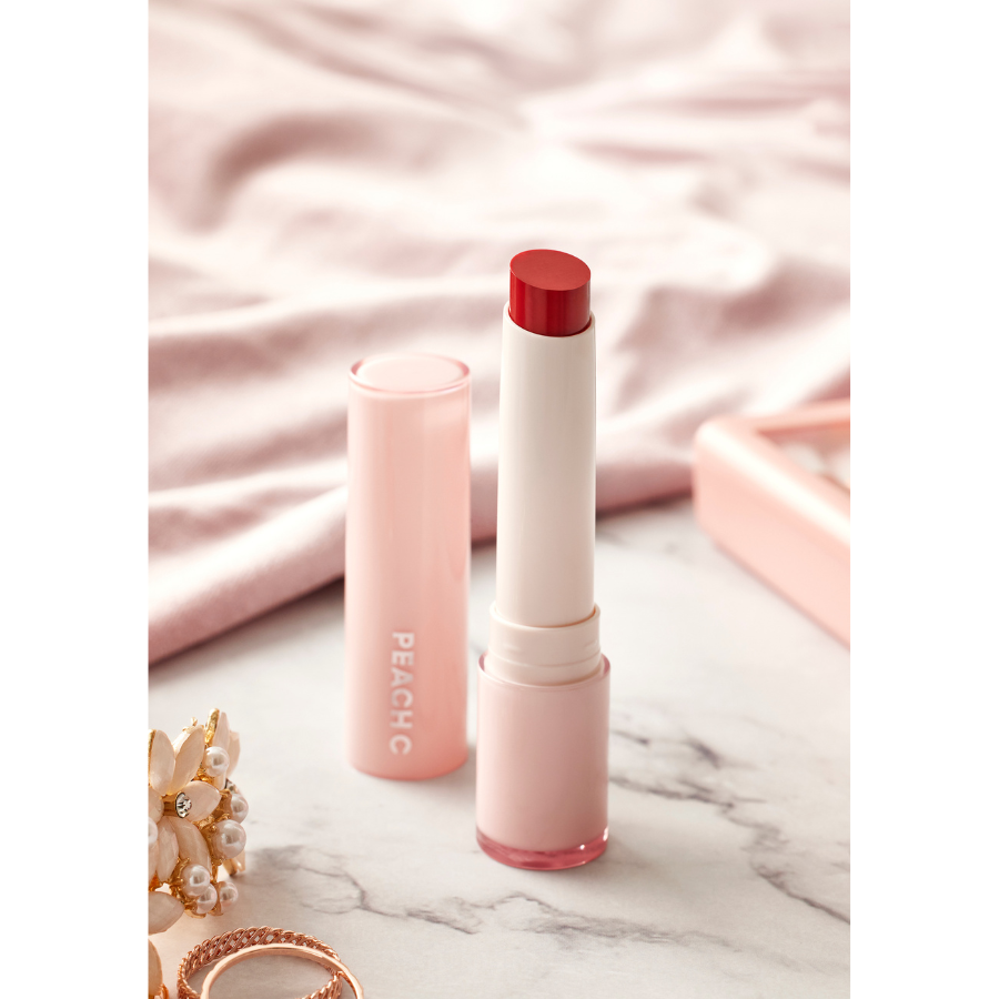 PEACH Cからひと塗りで果汁のようなうるツヤリップ「ジューシーネクターリップスティック」が日本限定発売!の画像