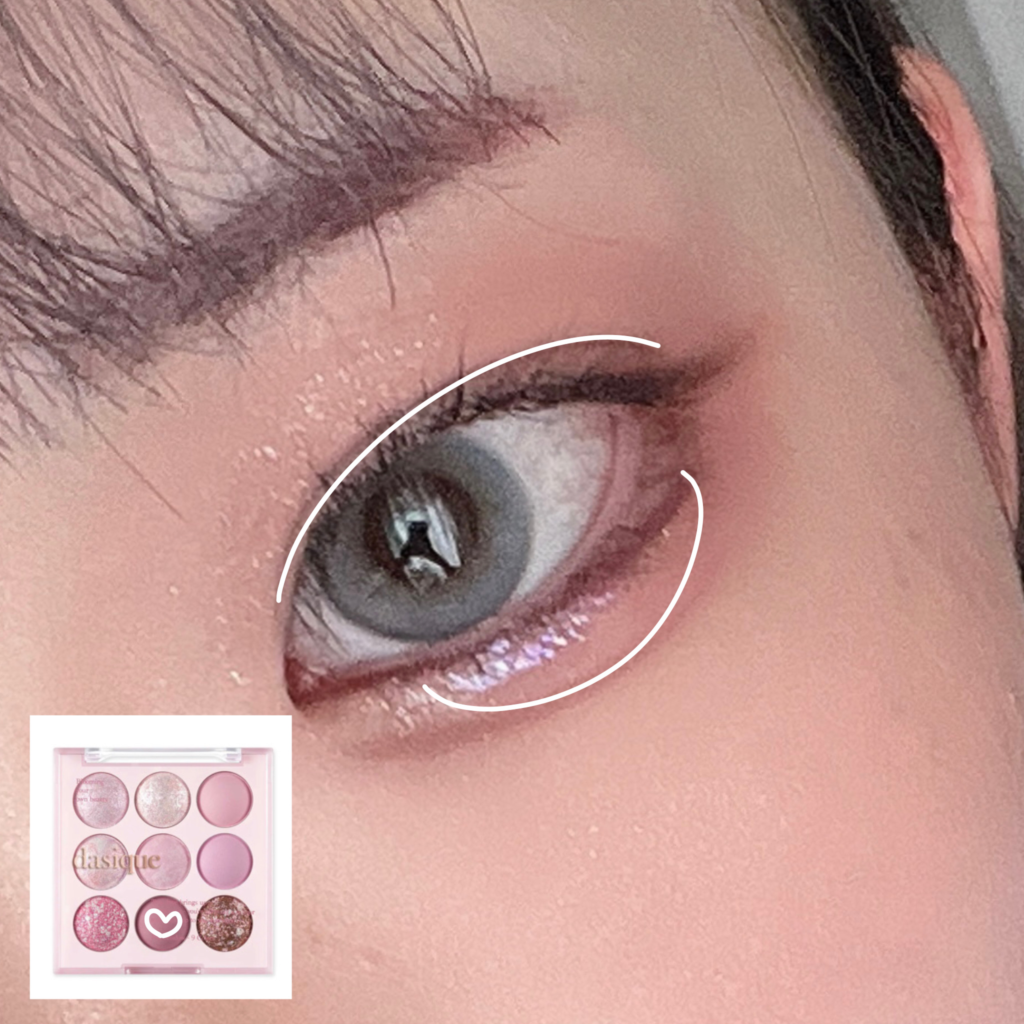 クリーミータッチライナー/キャンメイク/ジェルアイライナーを使ったクチコミ（3枚目）