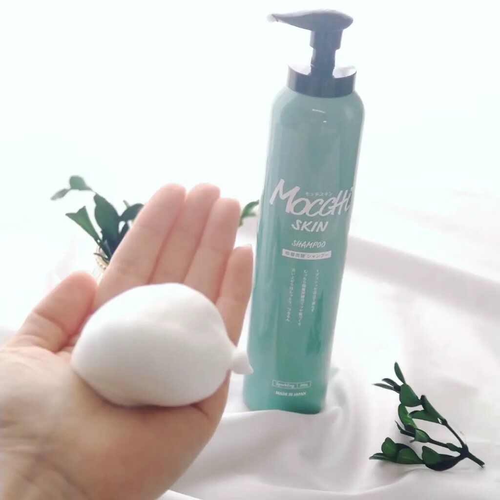 吸着スパークリングシャンプー /MoccHi SKIN/市販シャンプーを使ったクチコミ（1枚目）