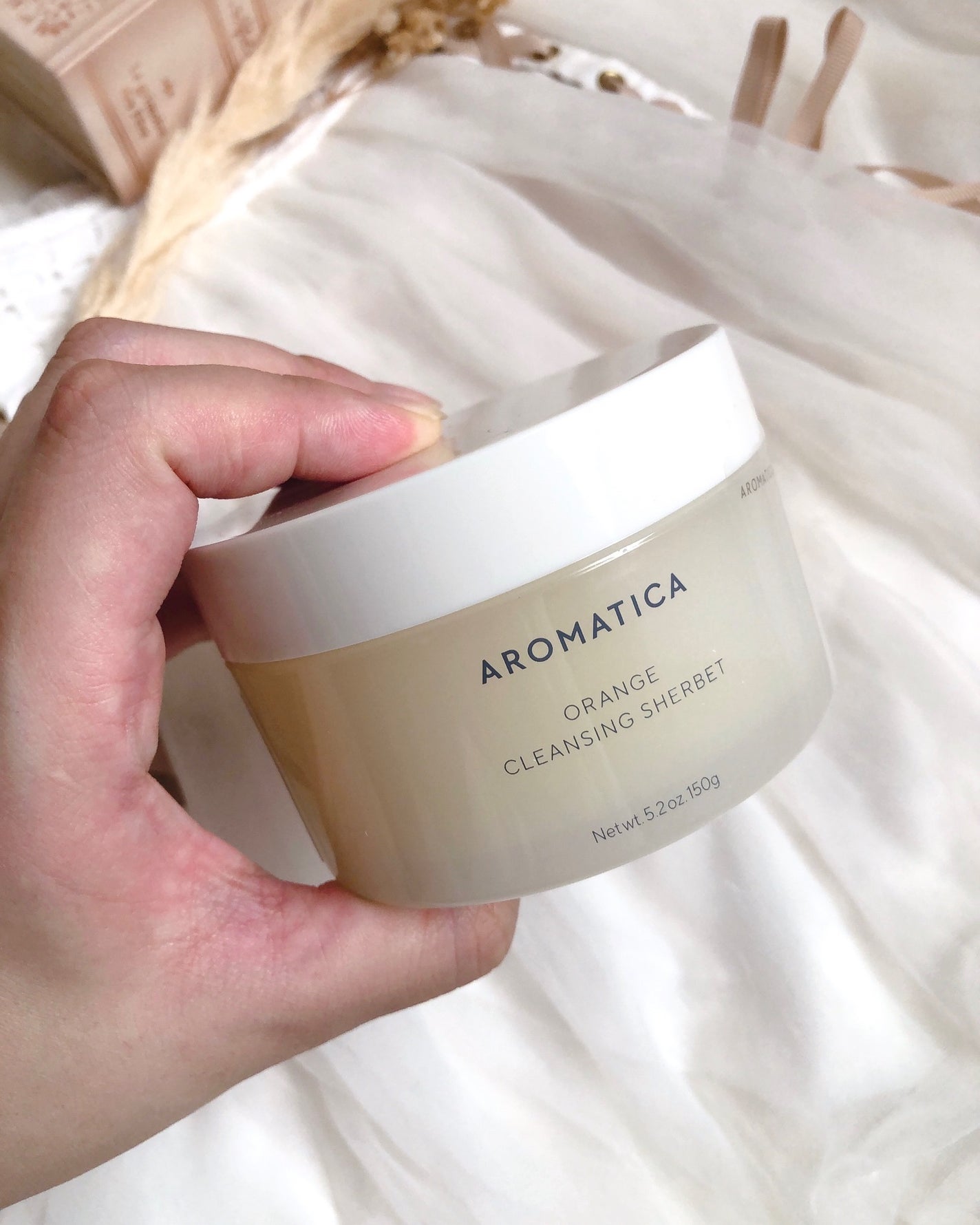 オレンジクレンジングシャーベット/AROMATICA/クレンジングバームを使ったクチコミ(6枚目)