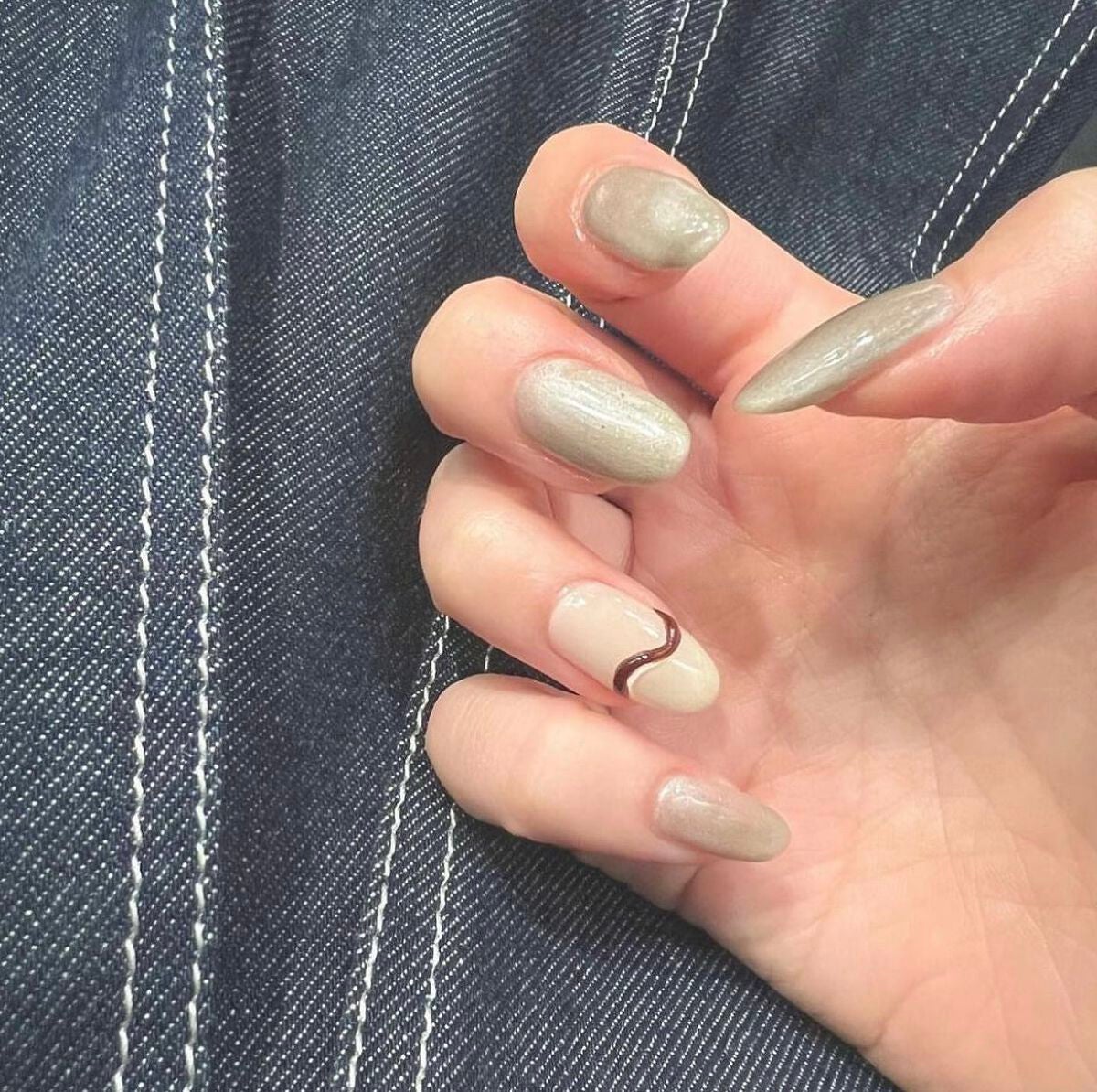 rui on LIPS 「【やって可愛かったネイルデザインまとめ💅】ネイリストさんに写真..」(8枚目)