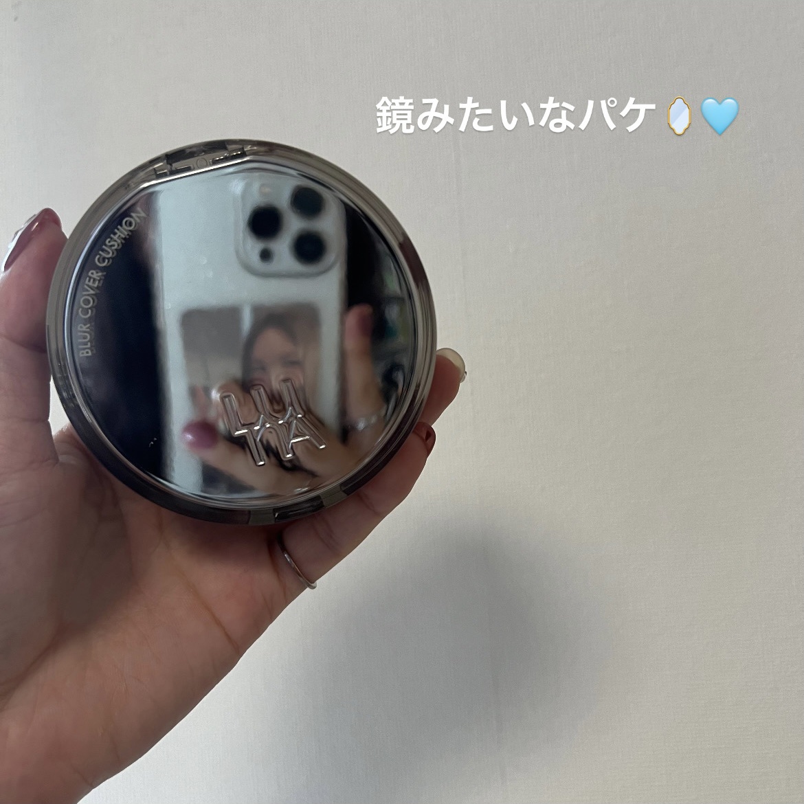 ブラーカバークッション/LUNA/クッションファンデーションを使ったクチコミ（2枚目）