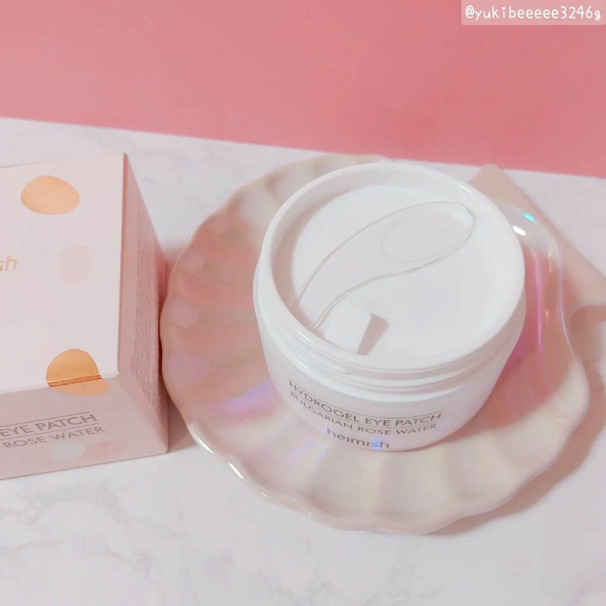ブルガリアンローズハイドロゲルアイパッチ/heimish/シートマスク・パックを使ったクチコミ(2枚目)