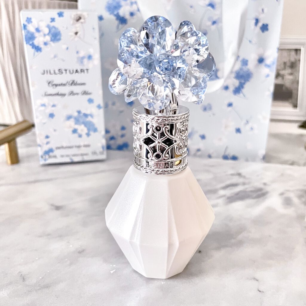 クリスタルブルーム　サムシングピュアブルー セント　パフュームド ヘアミスト/JILL STUART/ヘアミストを使ったクチコミ（1枚目）