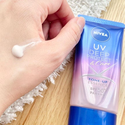 ニベアUV ディープ プロテクト&ケア トーンアップ エッセンス/ニベア/日焼け止めローションを使ったクチコミ(2枚目)