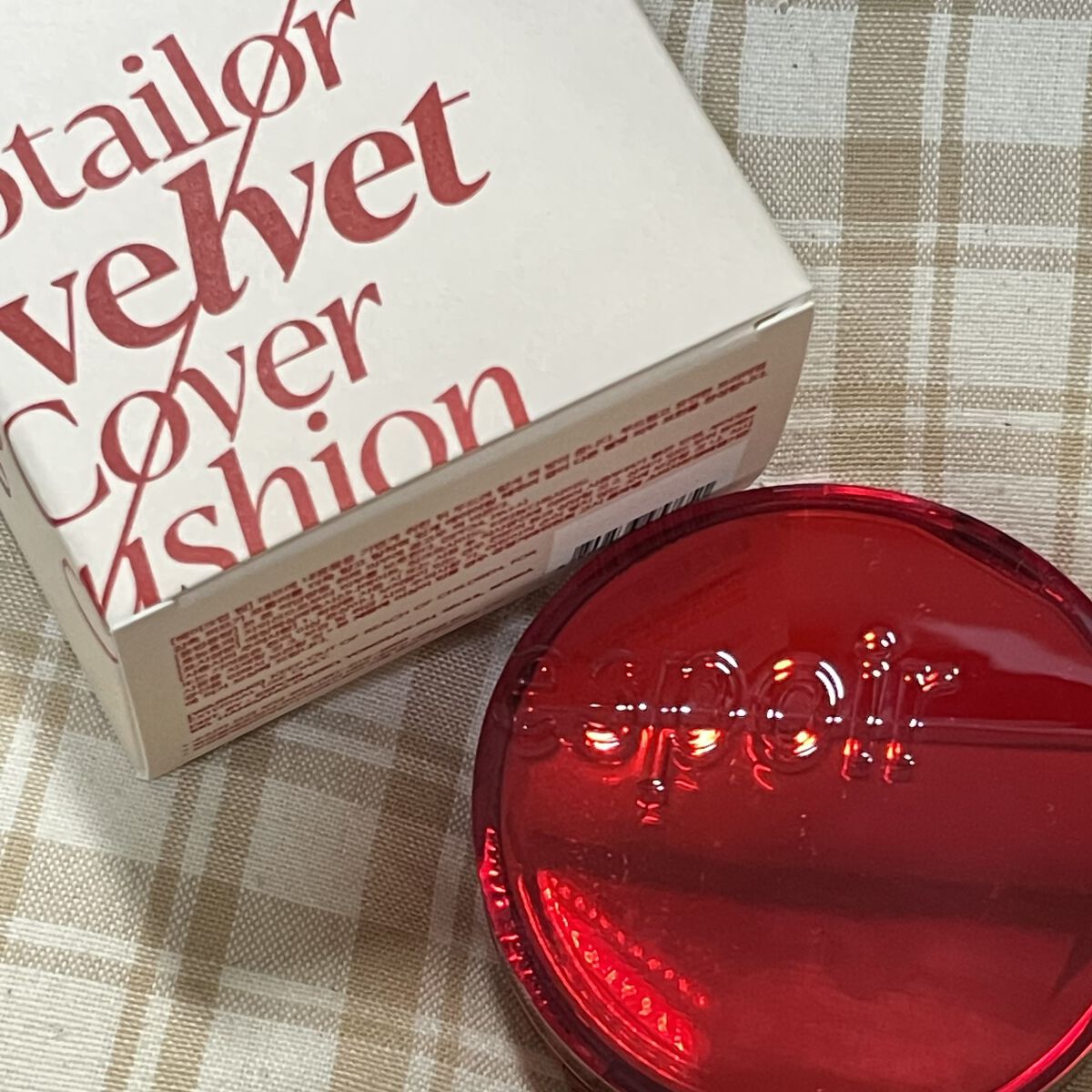 プロテーラービーベルベットカバークッション/espoir/クッションファンデーションを使ったクチコミ（1枚目）