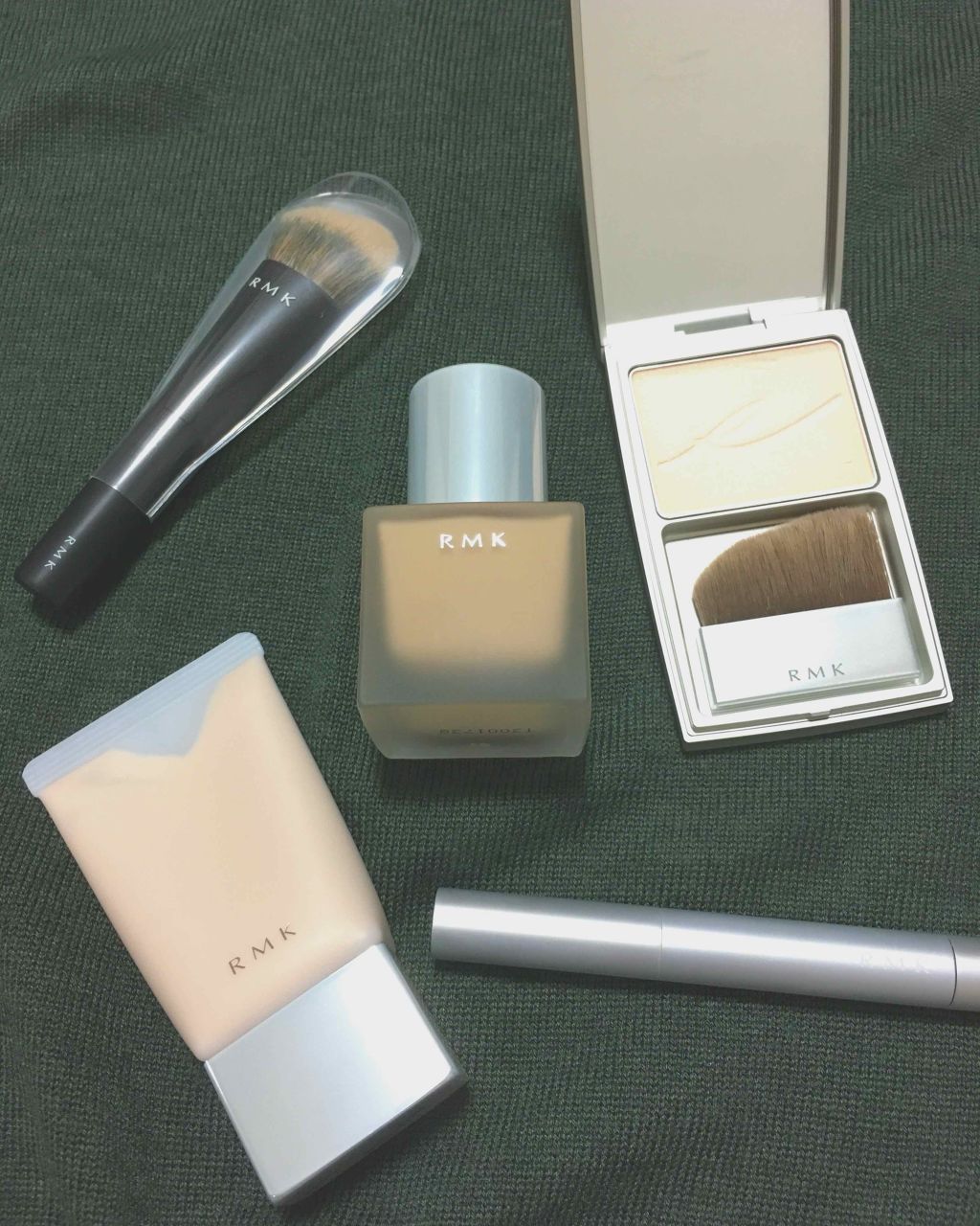 ファンデーションブラシ N/RMK/メイクブラシを使ったクチコミ（1枚目）