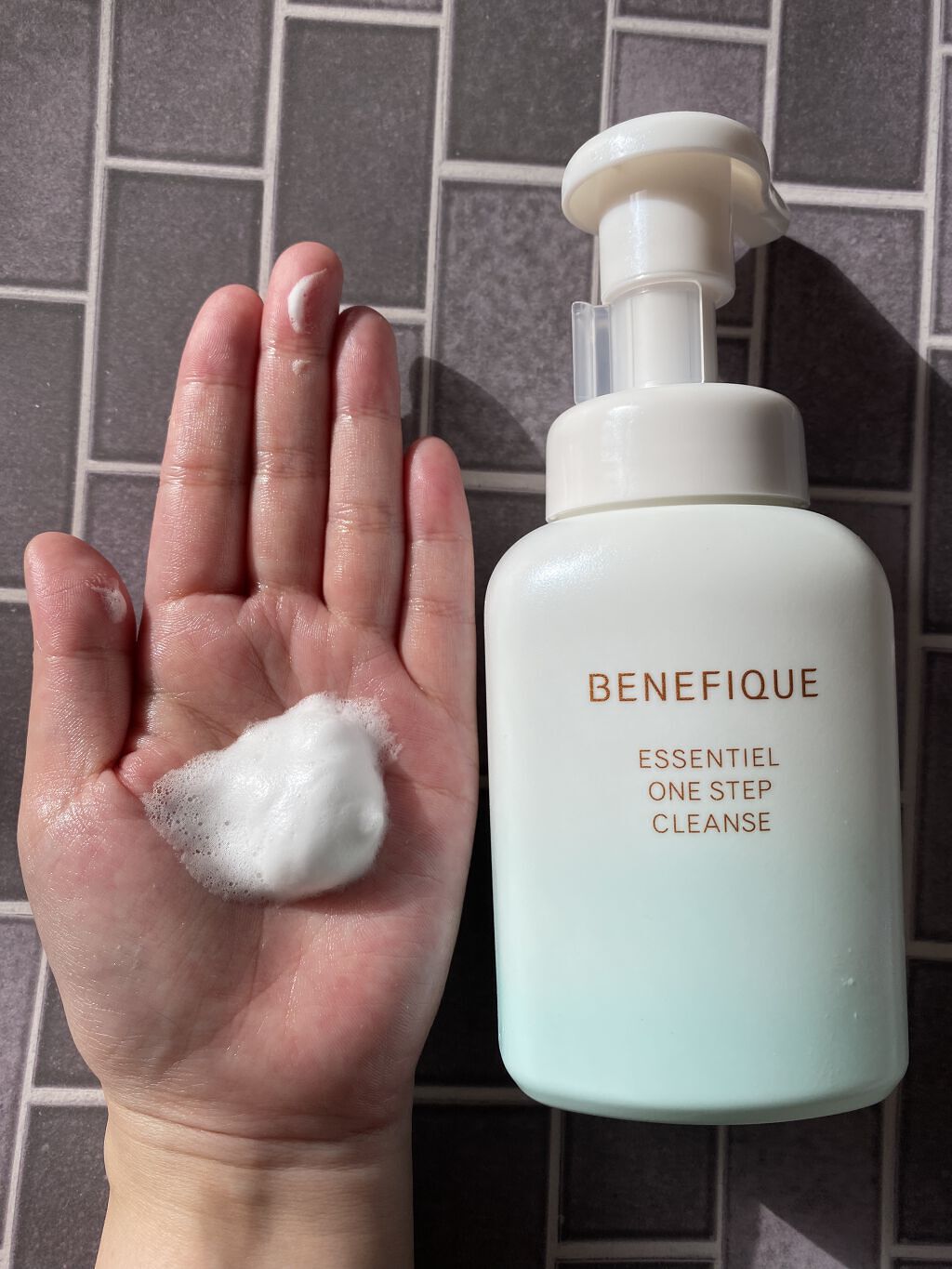 エッセンシャル ワンステップクレンズ/BENEFIQUE/泡洗顔を使ったクチコミ（2枚目）
