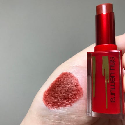 ルージュ アンリミテッド マット/shu uemura/口紅を使ったクチコミ(3枚目)