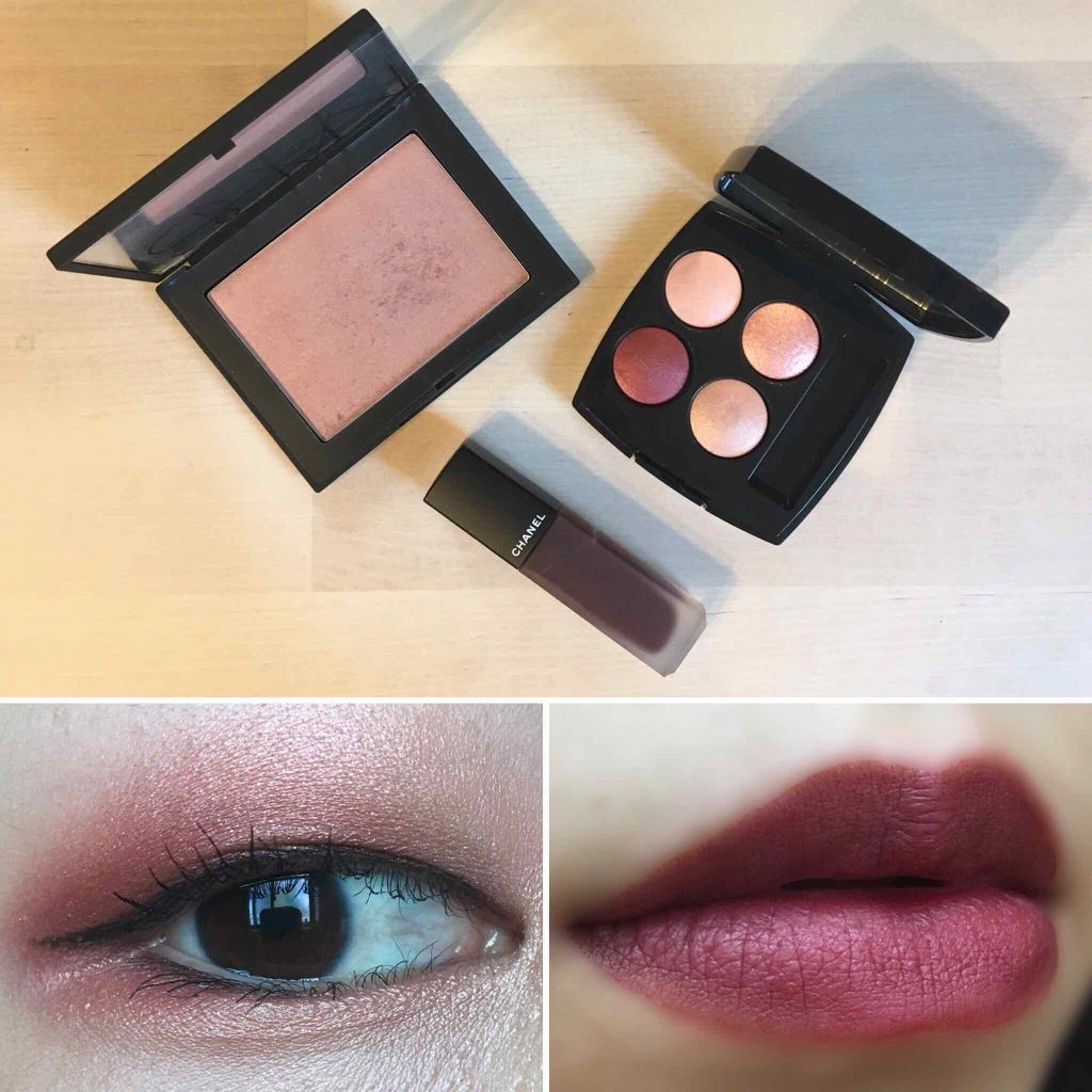 ルージュ アリュール インク フュージョン 828 ルージュ ヌワール(数量限定)/CHANEL/口紅を使ったクチコミ（2枚目）