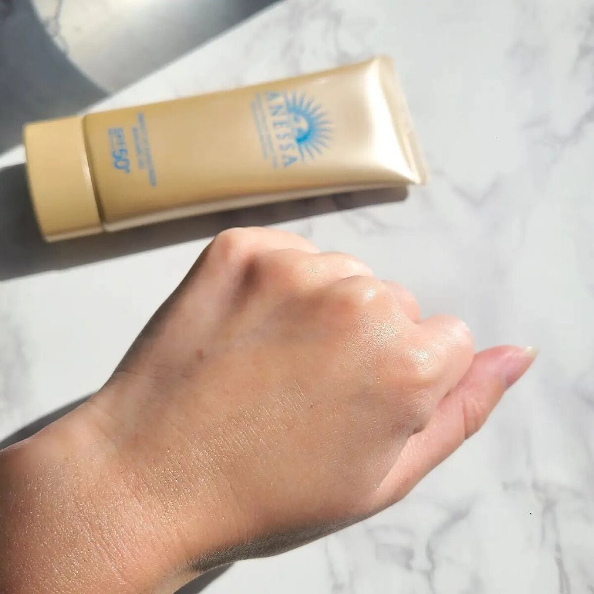 パーフェクトUV スキンケアジェル N/アネッサ/日焼け止め・UVケアを使ったクチコミ(4枚目)