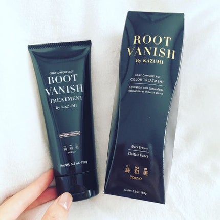 ROOT VANISH 白髪染めカラーシャンプー/ トリートメント/綺和美/市販シャンプーを使ったクチコミ(1枚目)