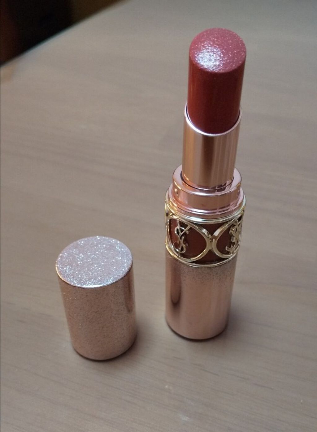 ルージュ ヴォリュプテ シャイン/YVES SAINT LAURENT BEAUTE/口紅を使ったクチコミ(1枚目)